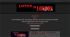 Desktop Screenshot of listentolondon.net